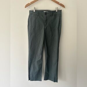 LOFT | Size 2 | Army Green Ankle Chino Pants
